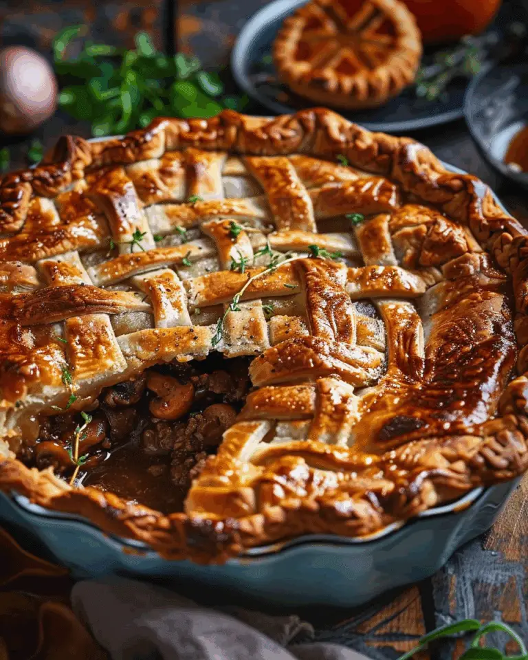 Beef Mushroom Pie