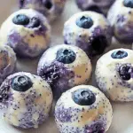 Delicious Blueberry Cheesecake Protein Bites