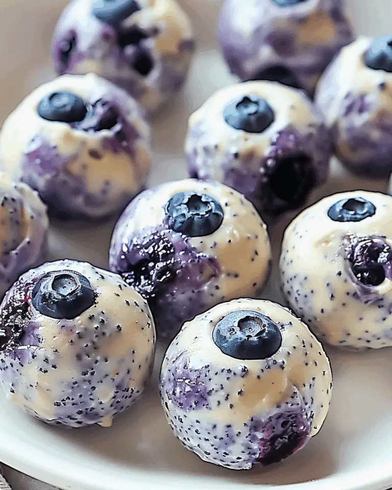 Delicious Blueberry Cheesecake Protein Bites