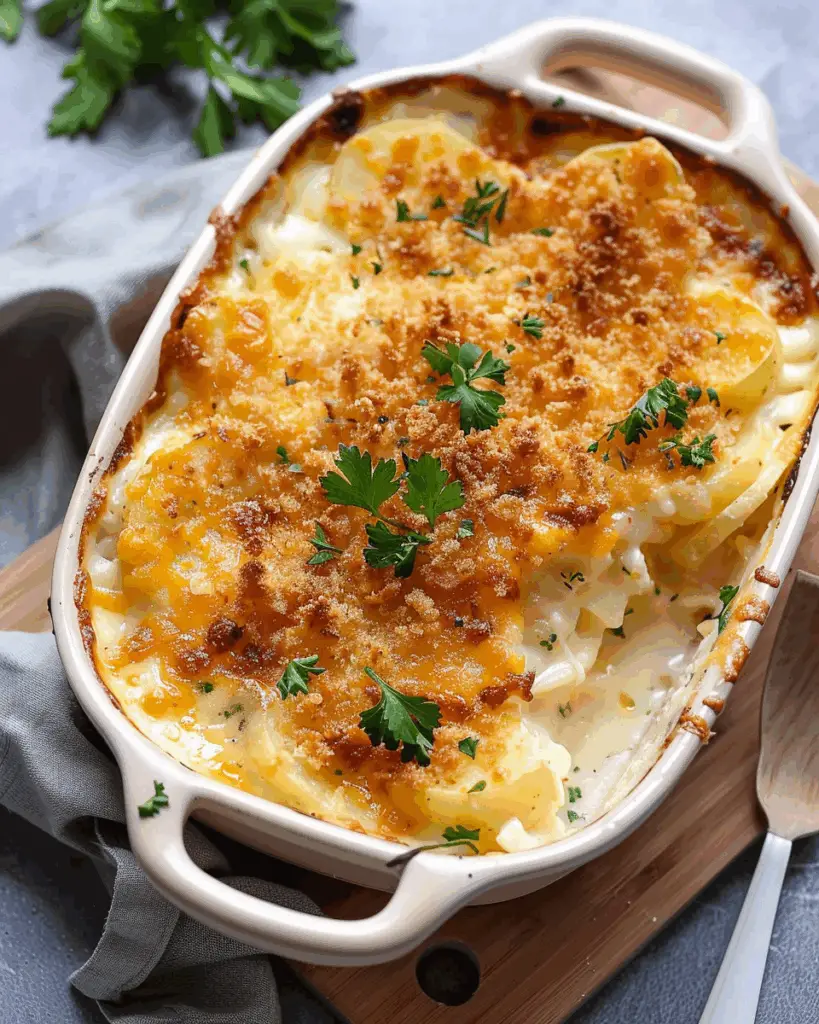 Cheesy Potatoes with Real Potatoes Recipe