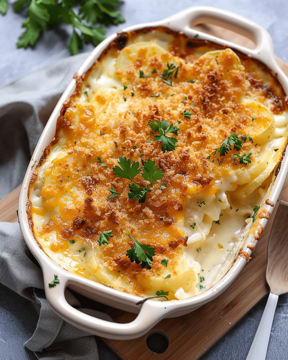 Cheesy Potatoes with Real Potatoes Recipe