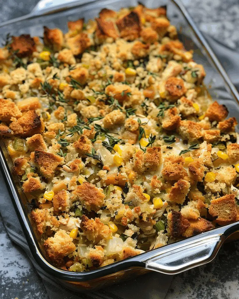 Chicken and Stuffing Casserole Recipe