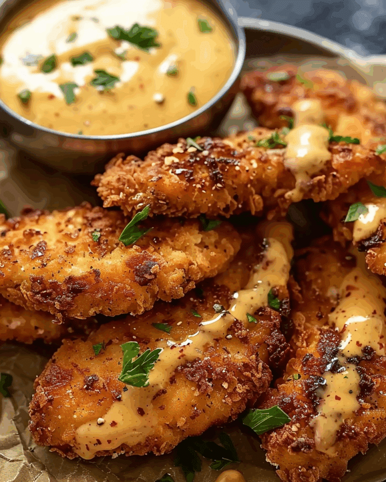 Crispy Mustard Chicken Tenders