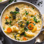 One Pot Creamy Vegetable Soup