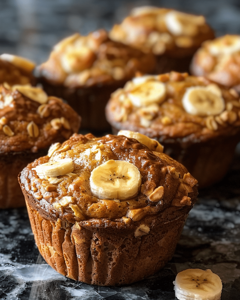 Peanut Butter Banana Breakfast Muffins Recipe