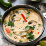Authentic Tom Kha Gai Thai Coconut Soup