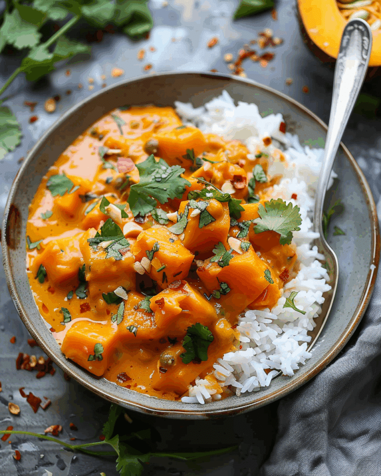 Easy Thai Pumpkin Curry With Coconut Milk