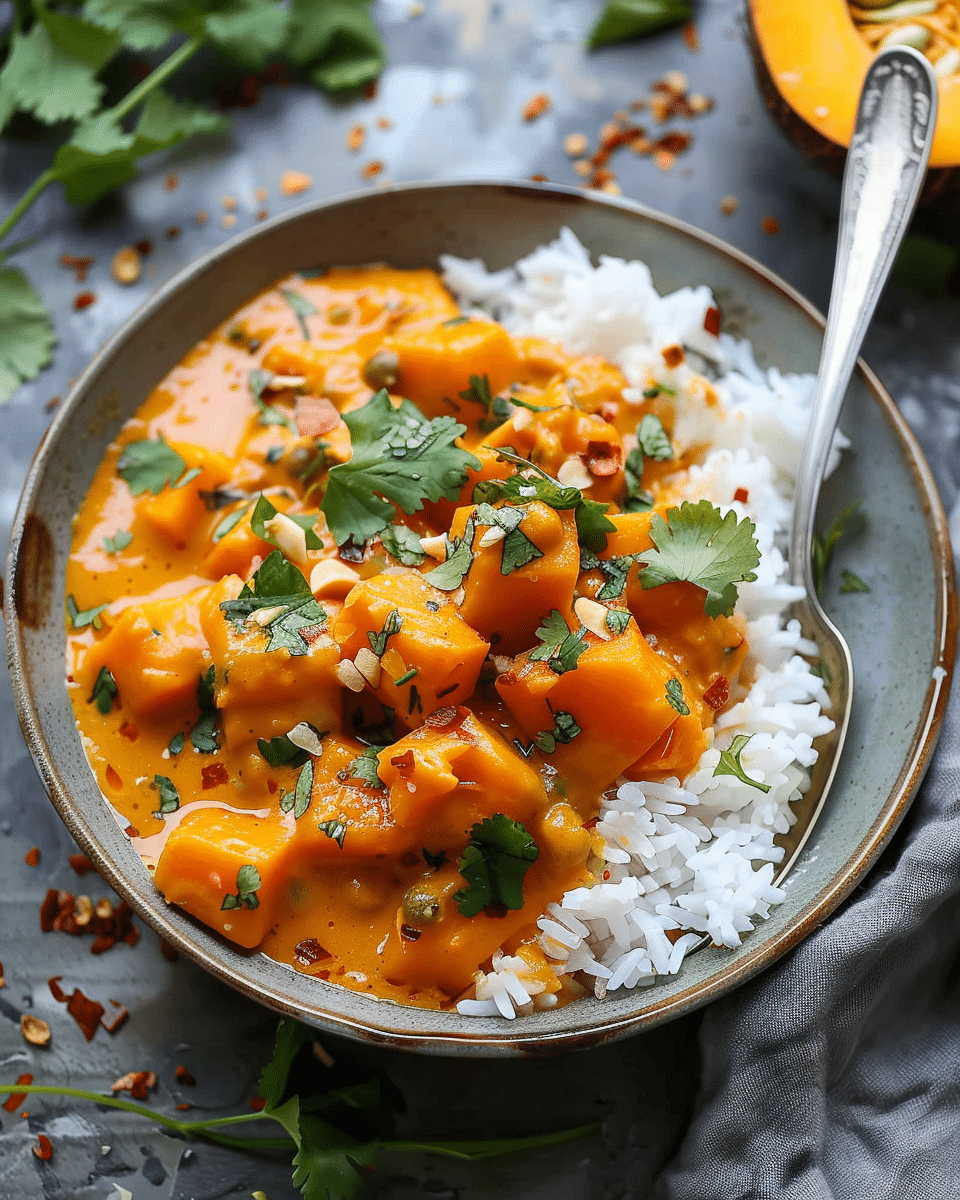 Easy Thai Pumpkin Curry With Coconut Milk