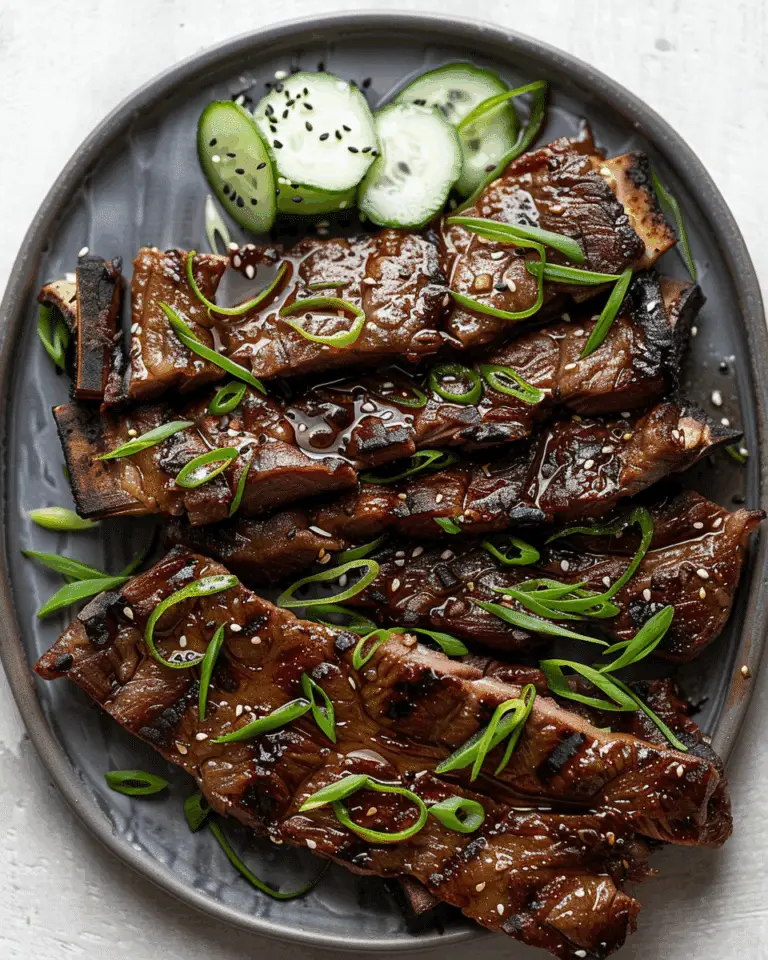 Grilled Korean-Style Short Ribs
