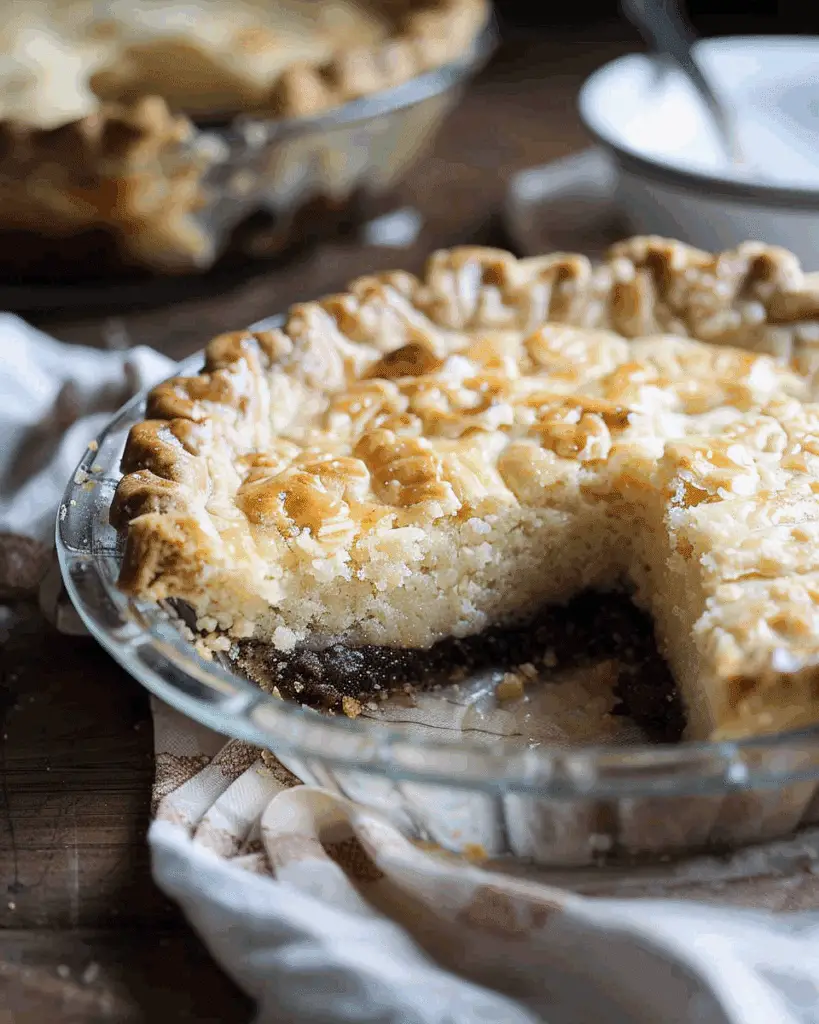 Mennonite Funny Cake Pie