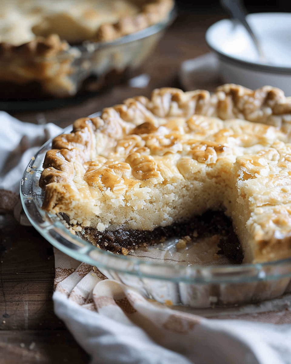 Mennonite Funny Cake Pie