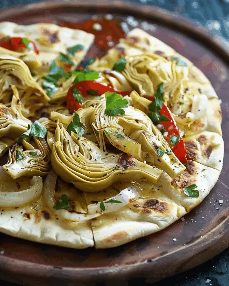 Stir-Fried Artichokes Pitas