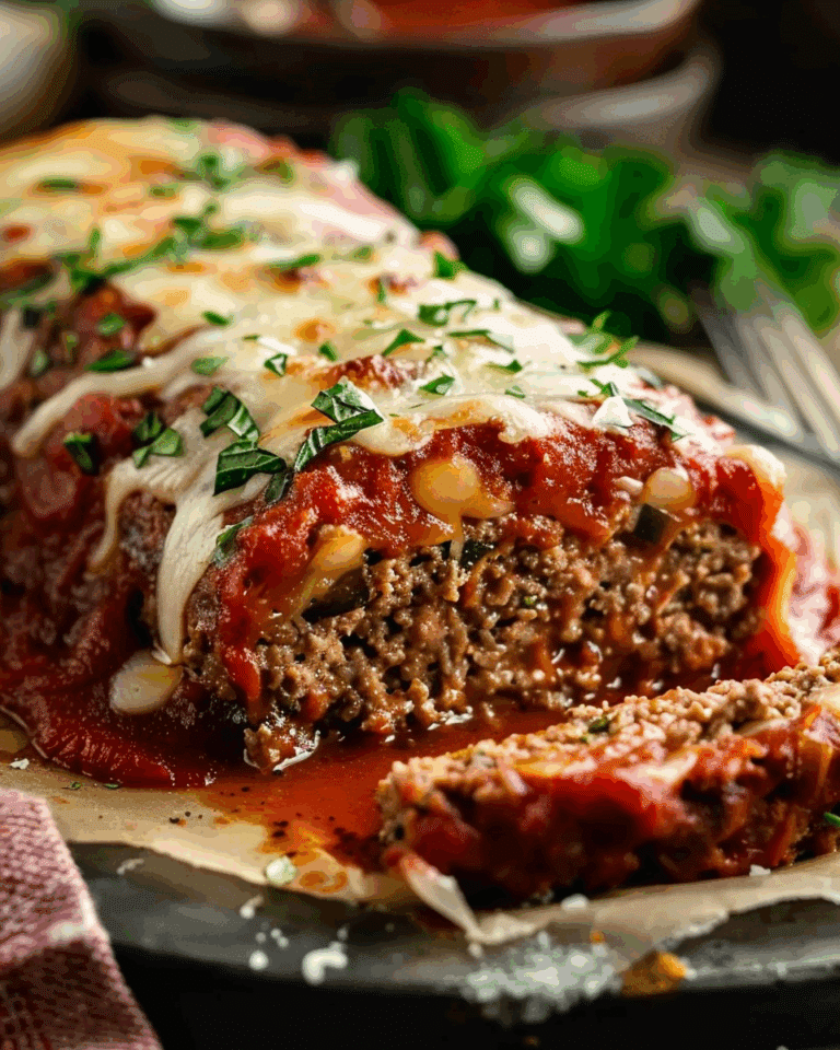 tuffed Italian Meatloaf