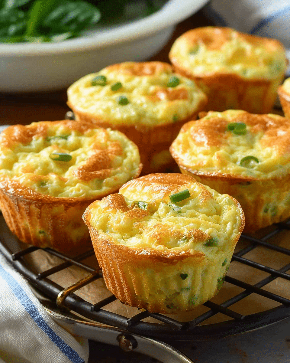 Fluffy Cottage Cheese Egg Muffins