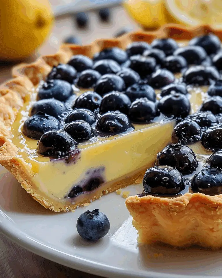 Blueberry Lemon Tart