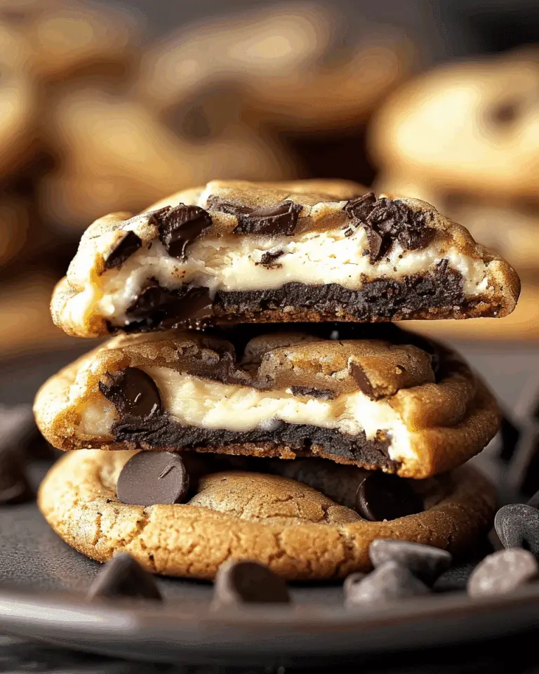Cheesecake-Stuffed Chocolate Chip Cookies