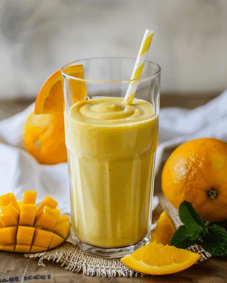 Healthy Mango Orange Smoothie