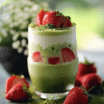Refreshing Strawberry Matcha Latte