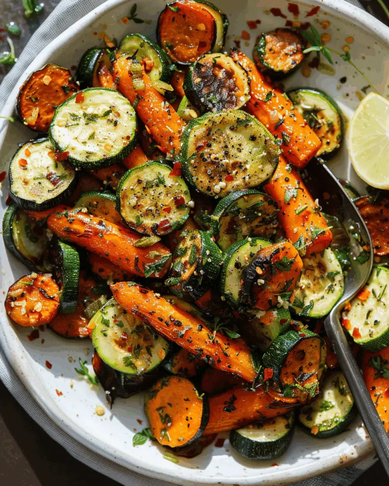 Roasted Carrots & Zucchini