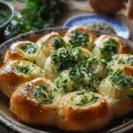 Spring Onions with Herbs Rolls