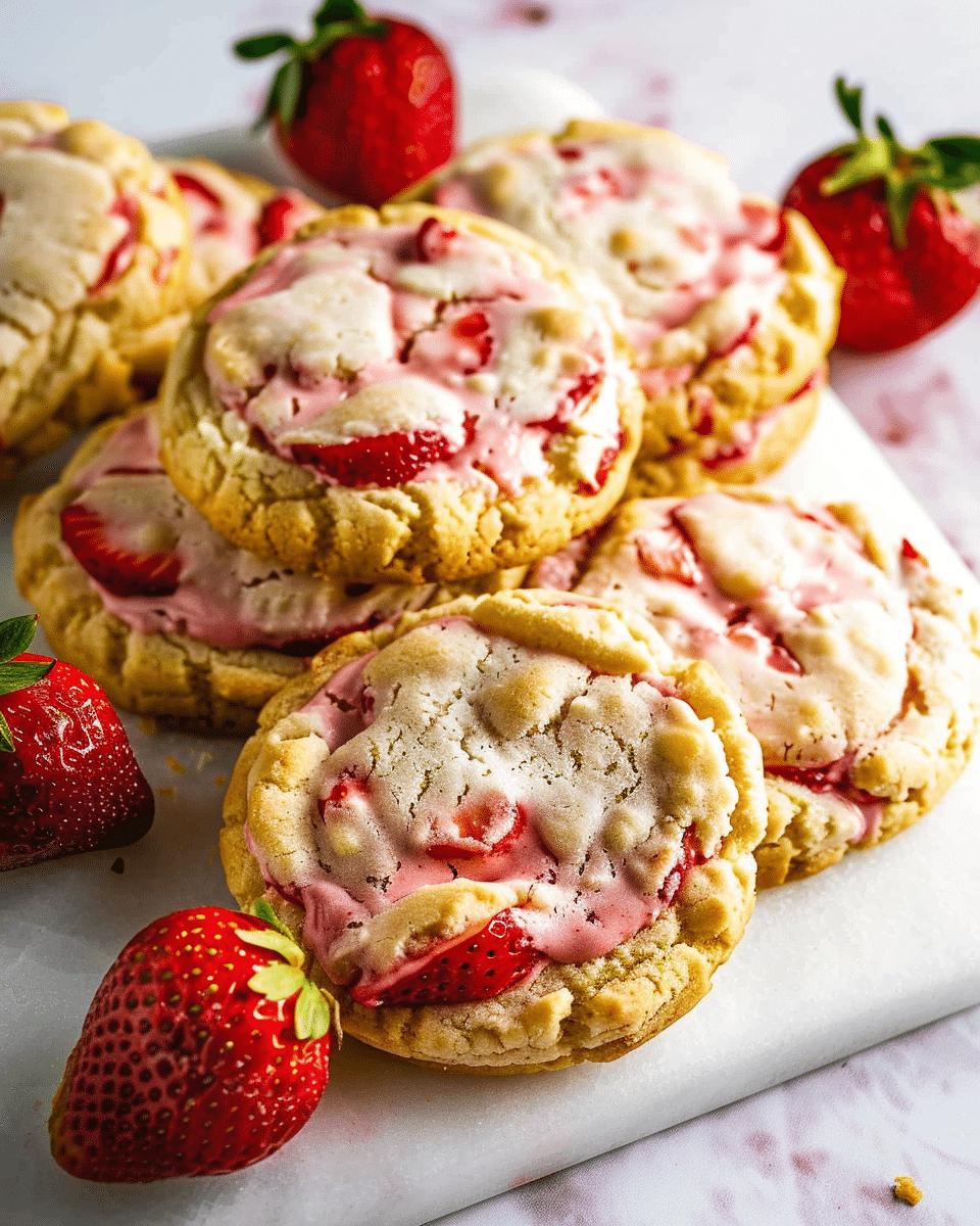 Strawberry Shortcake Cookies Recipe