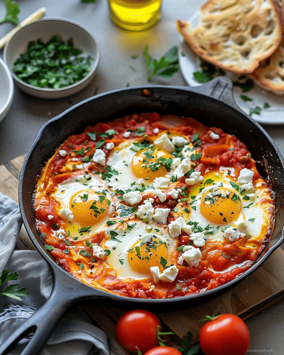 The BEST Shakshuka with Feta