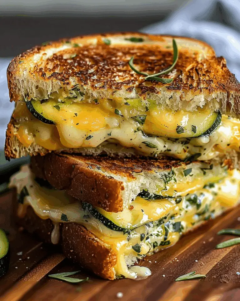 Zucchini Grilled Cheese Recipe