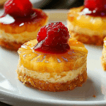 Mini Pineapple Upside-Down Cheesecakes