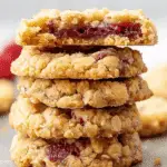 Raspberry Crumble Cookies