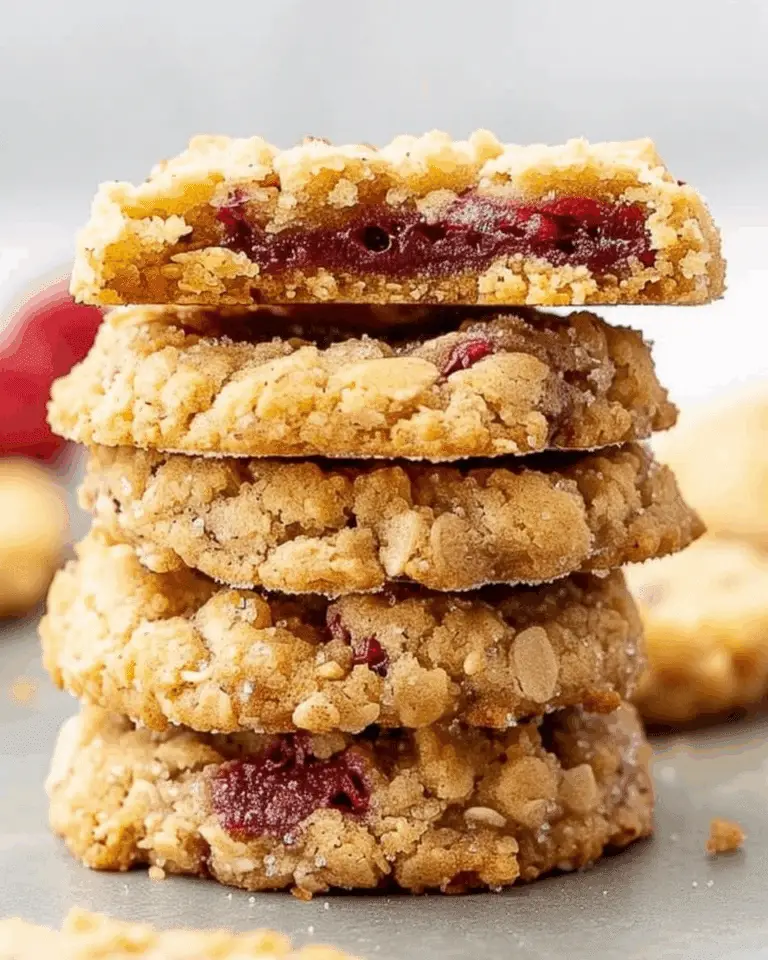 Raspberry Crumble Cookies