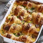Croissant Breakfast Casserole