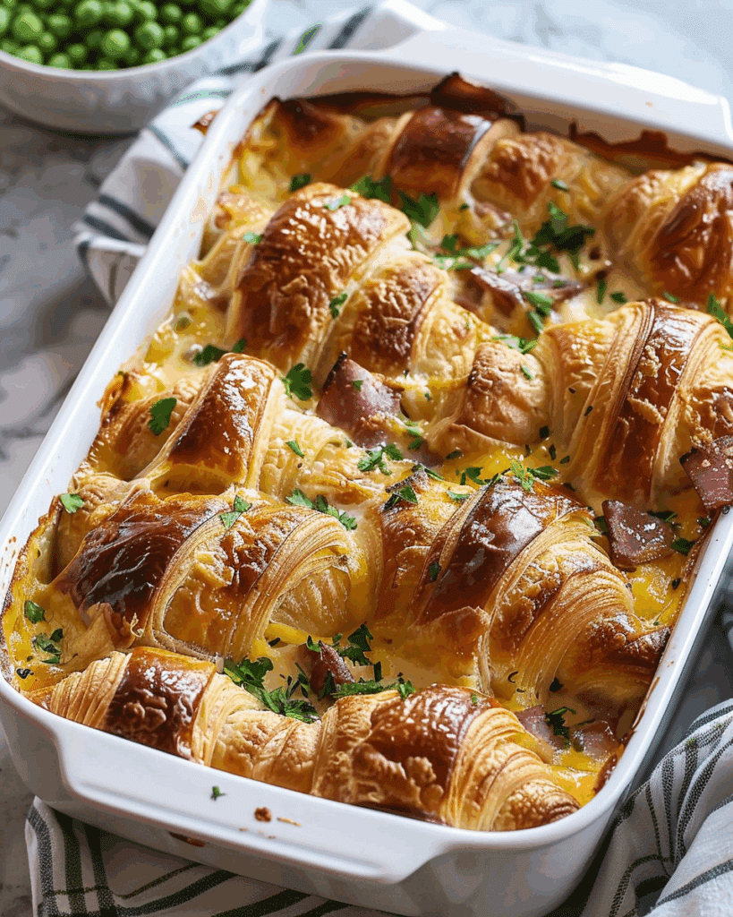 Croissant Breakfast Casserole