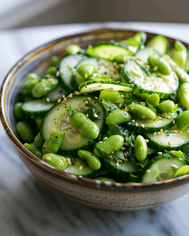 Cucumber Edamame Salad