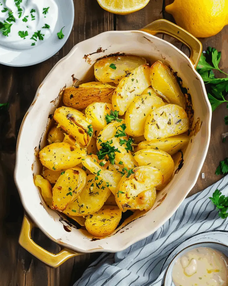 Greek Lemon Potatoes