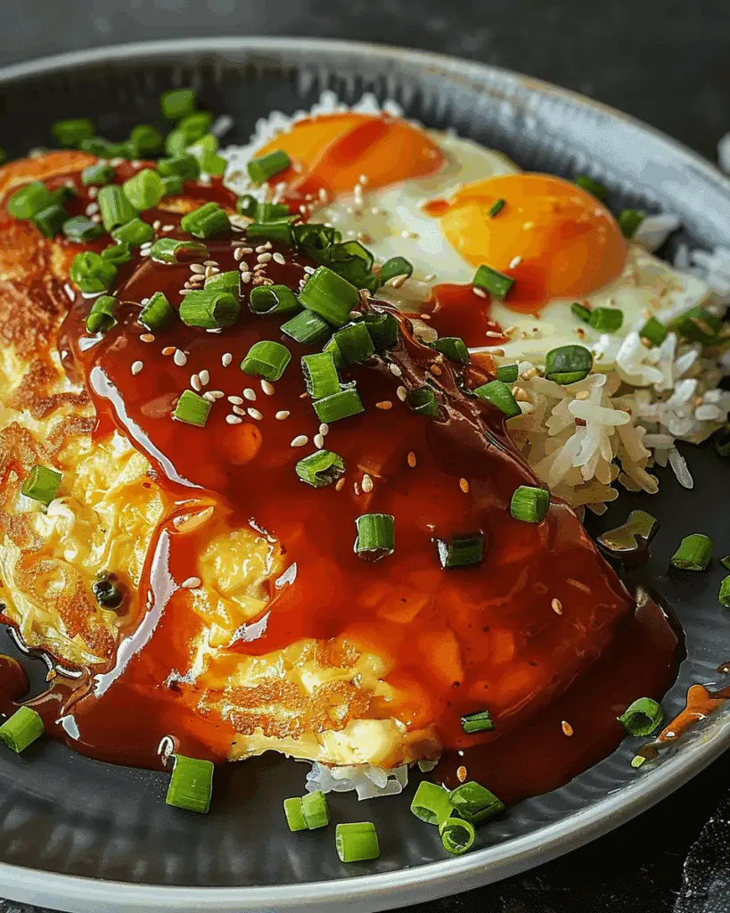 Omurice (Korean-Style Omelette Rice)