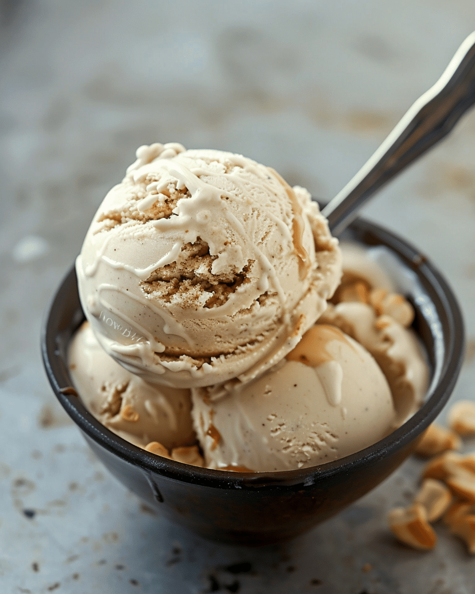 Peanut Butter Greek Frozen Yogurt