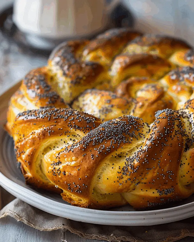 Poppy Seed Pull Apart Bread