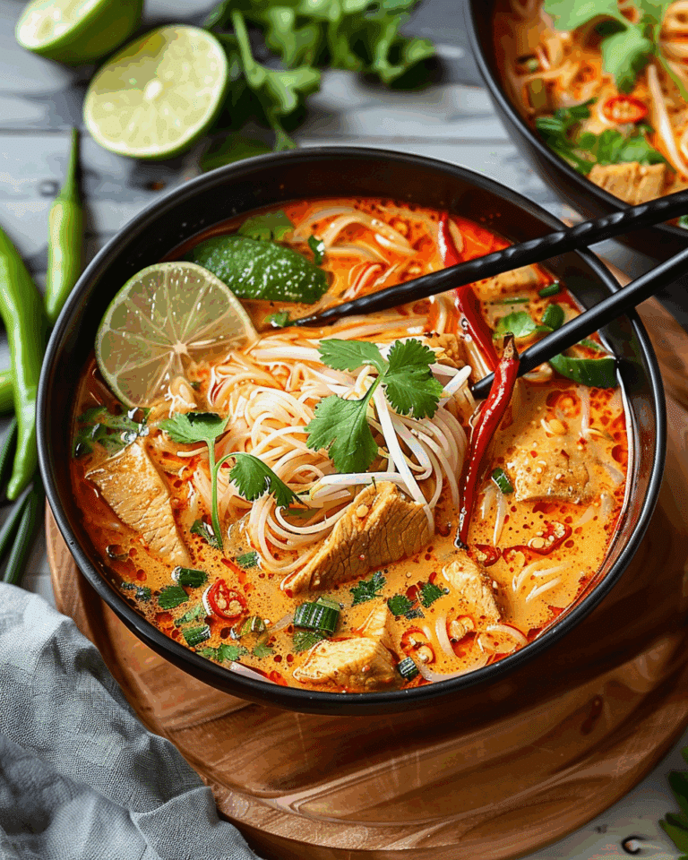 Thai Red Curry Noodle Soup