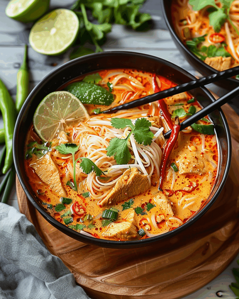 Thai Red Curry Noodle Soup