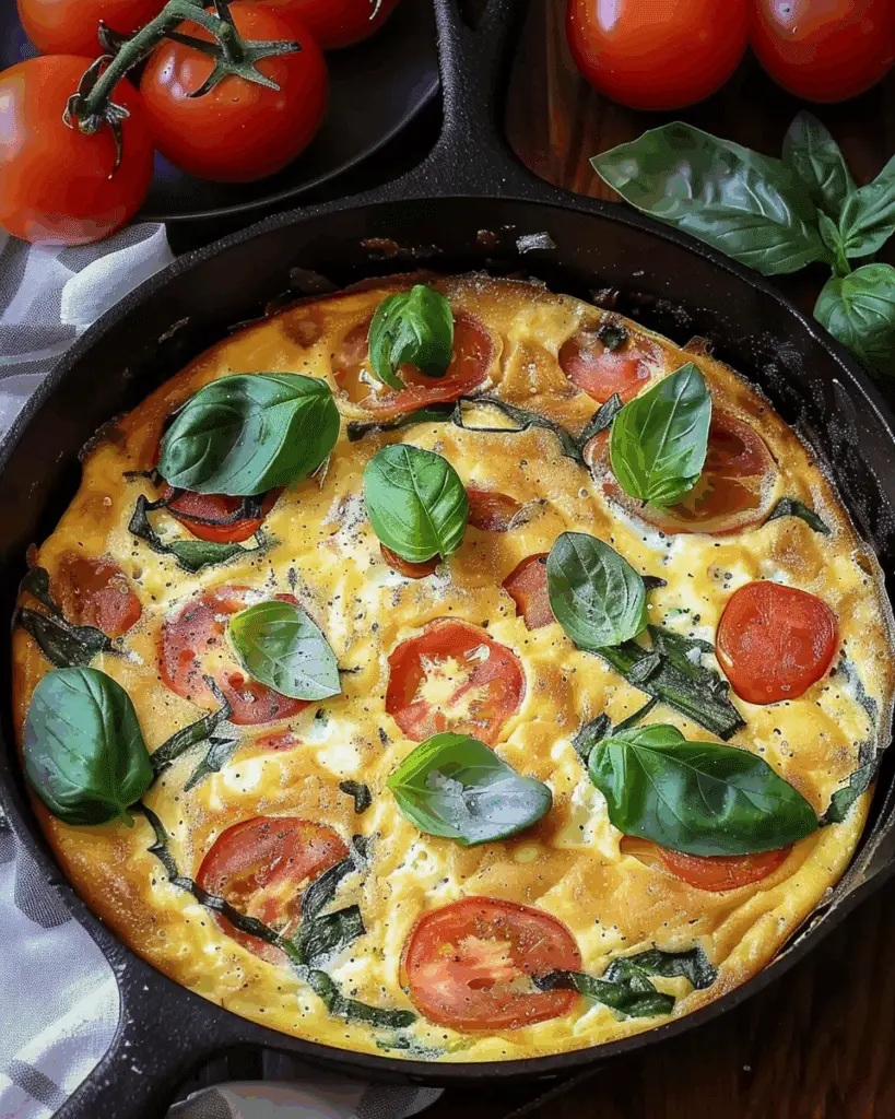 Tomato Basil Frittata