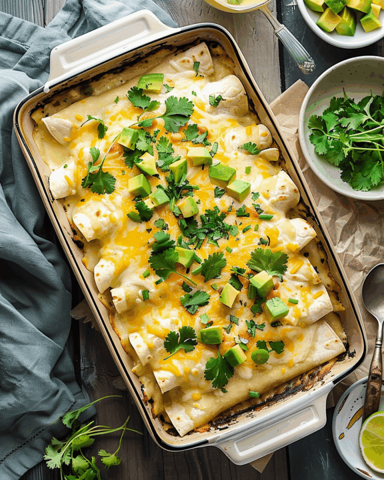 White Chicken Enchiladas Recipe