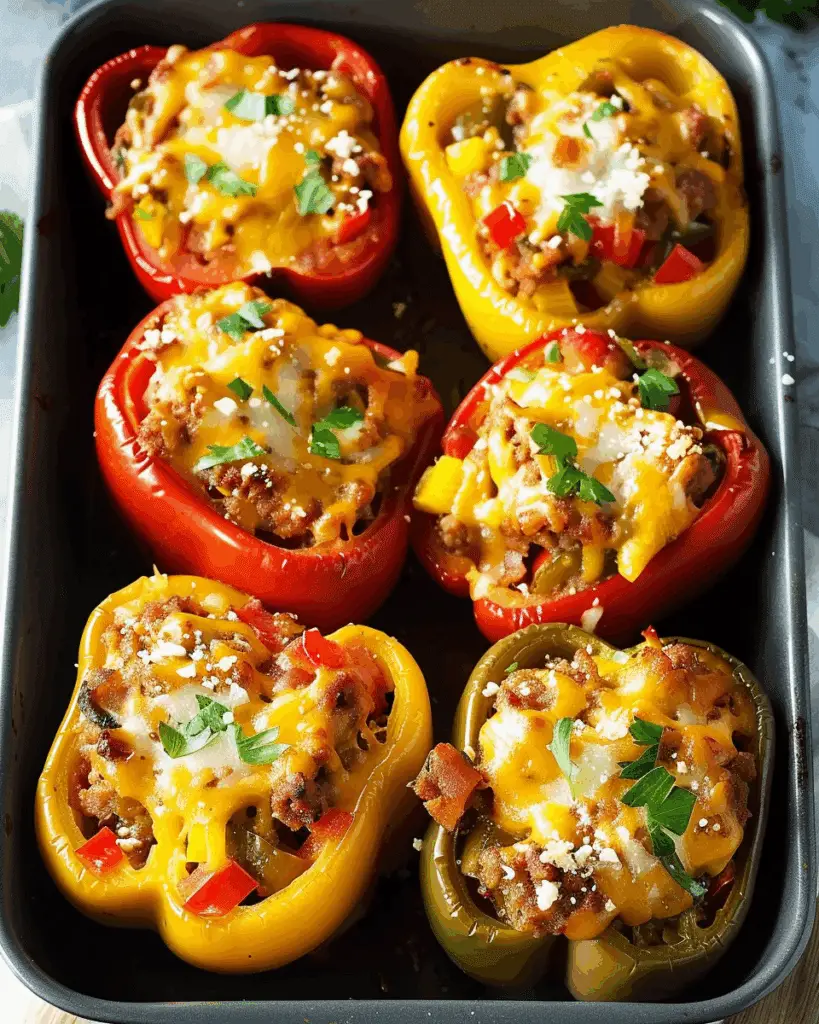Savory Cuban-Style Stuffed Peppers