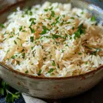 Savory Golden Onion Butter Jasmine Rice