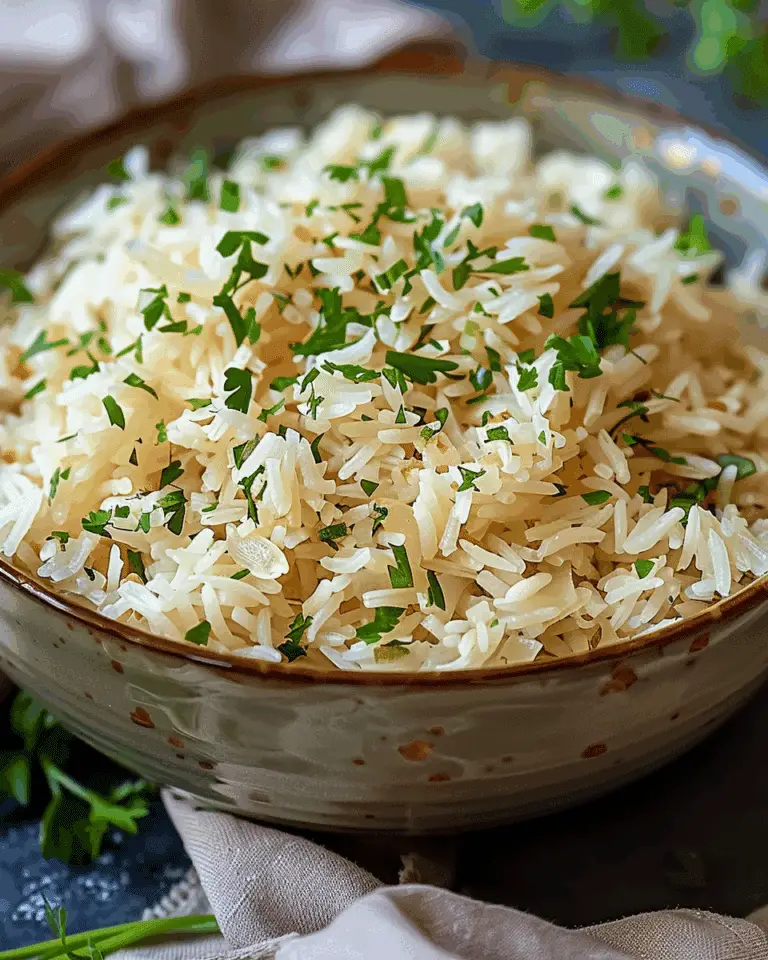 Savory Golden Onion Butter Jasmine Rice