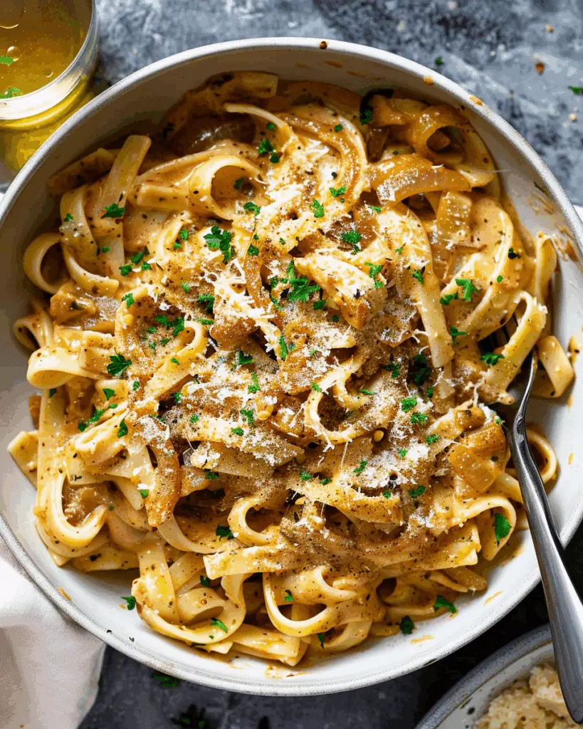 French Onion Pasta Recipe