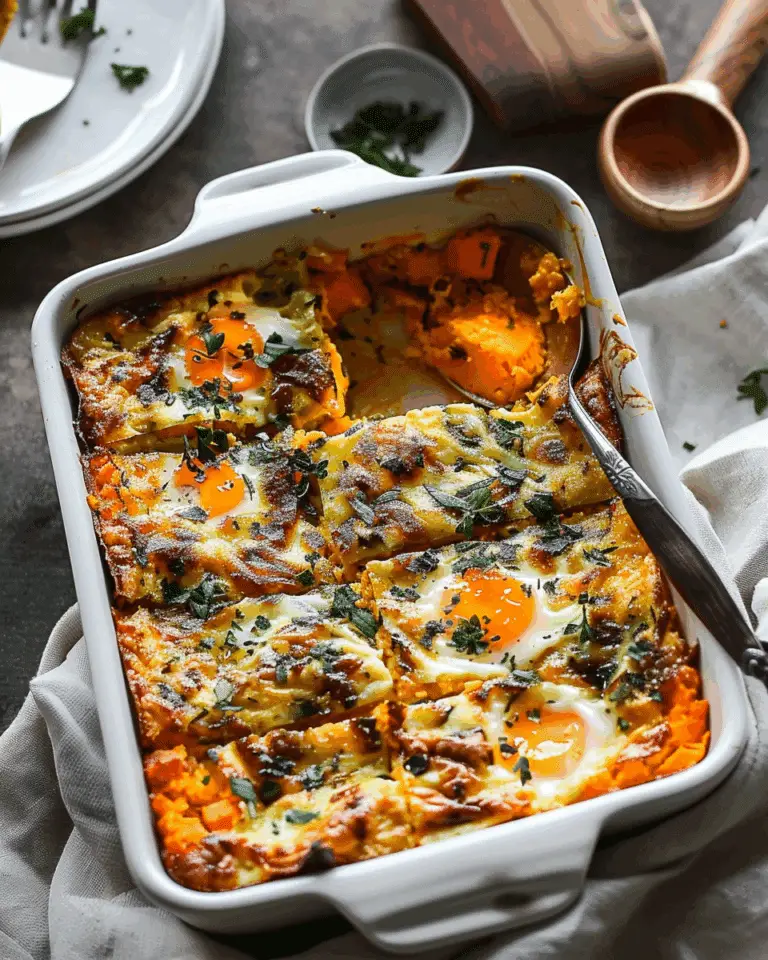 Sweet Potato & Egg Breakfast Casserole