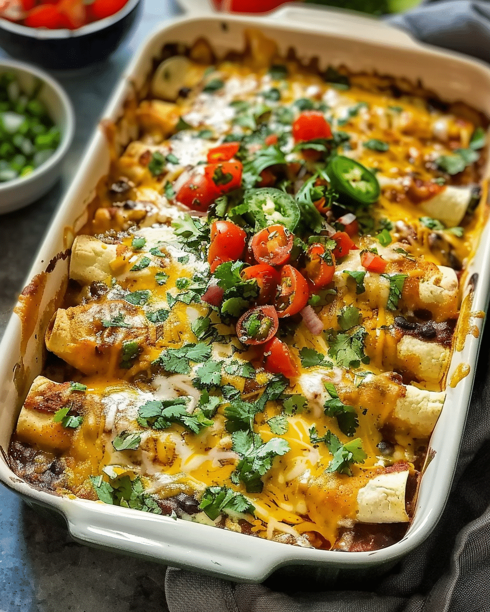 Vegetarian Enchilada Casserole