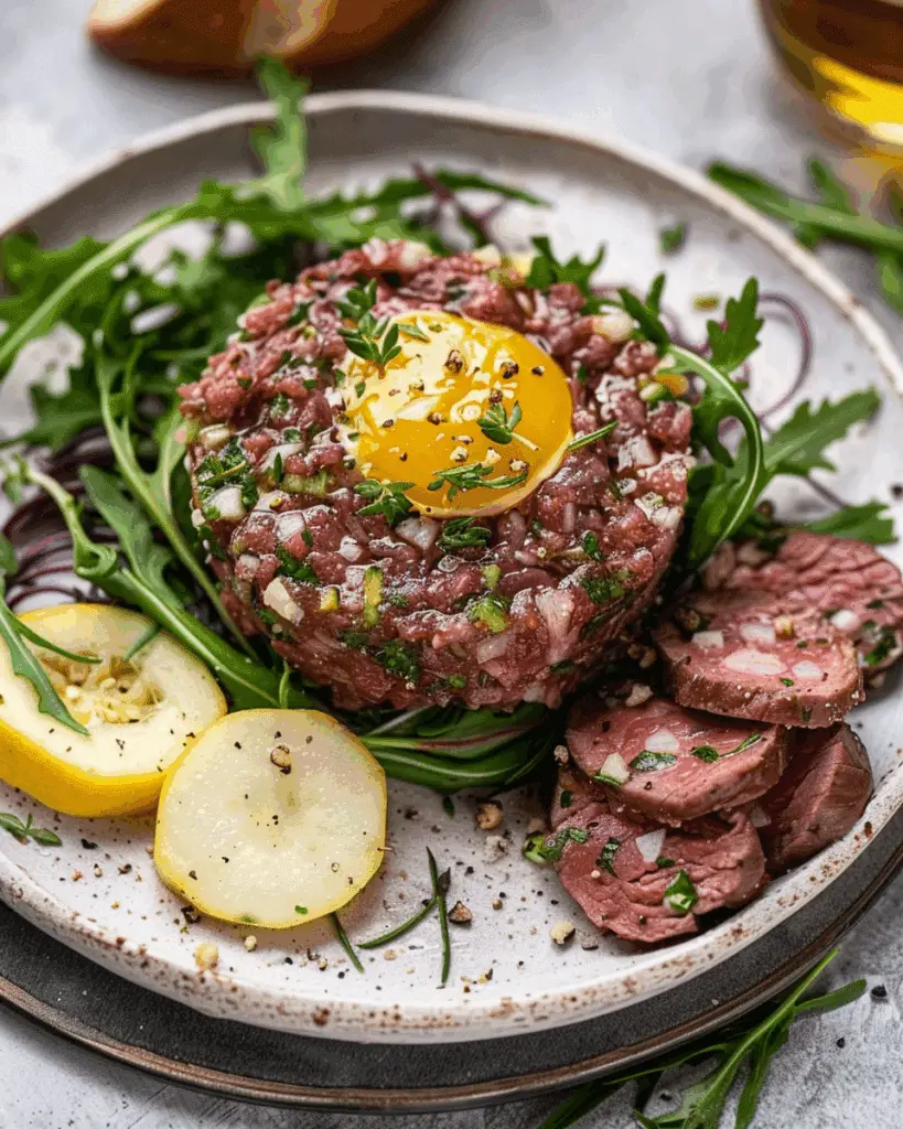 Ari’s Easy Homemade Steak Tartare