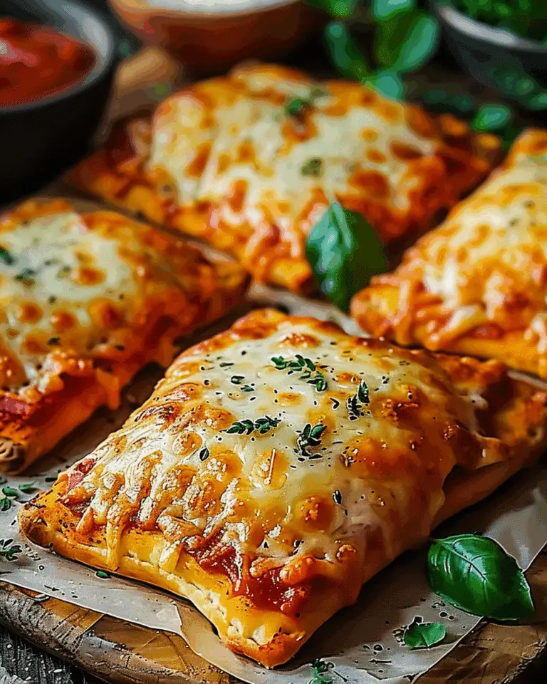 Cheesy Pizza Pockets
