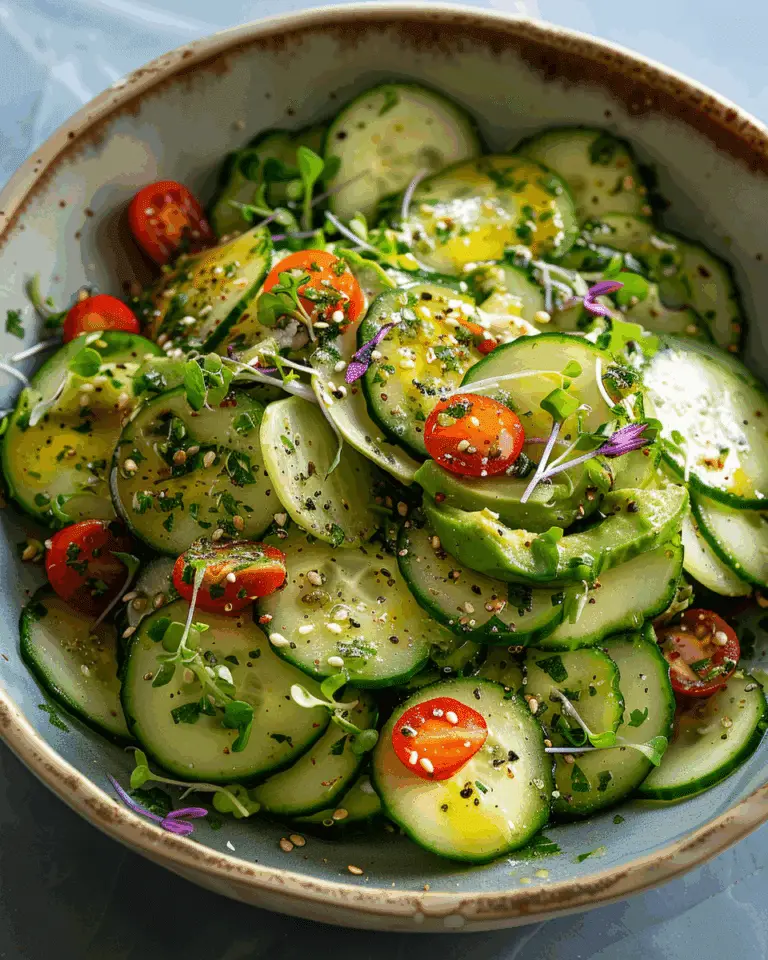 Cucumber-Avocado Salad